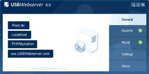 Portable USBWebserver 8.6
